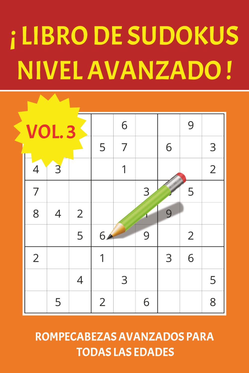 Libro de Sudokus Avanzados: Rompecabezas de nivel Avanzado, con letra de tamaño fácil de leer | 15.24 X 22.86 cm, 110 páginas | + 50 rompecabezas... ... viajes, ratos libres o momentos de relajación