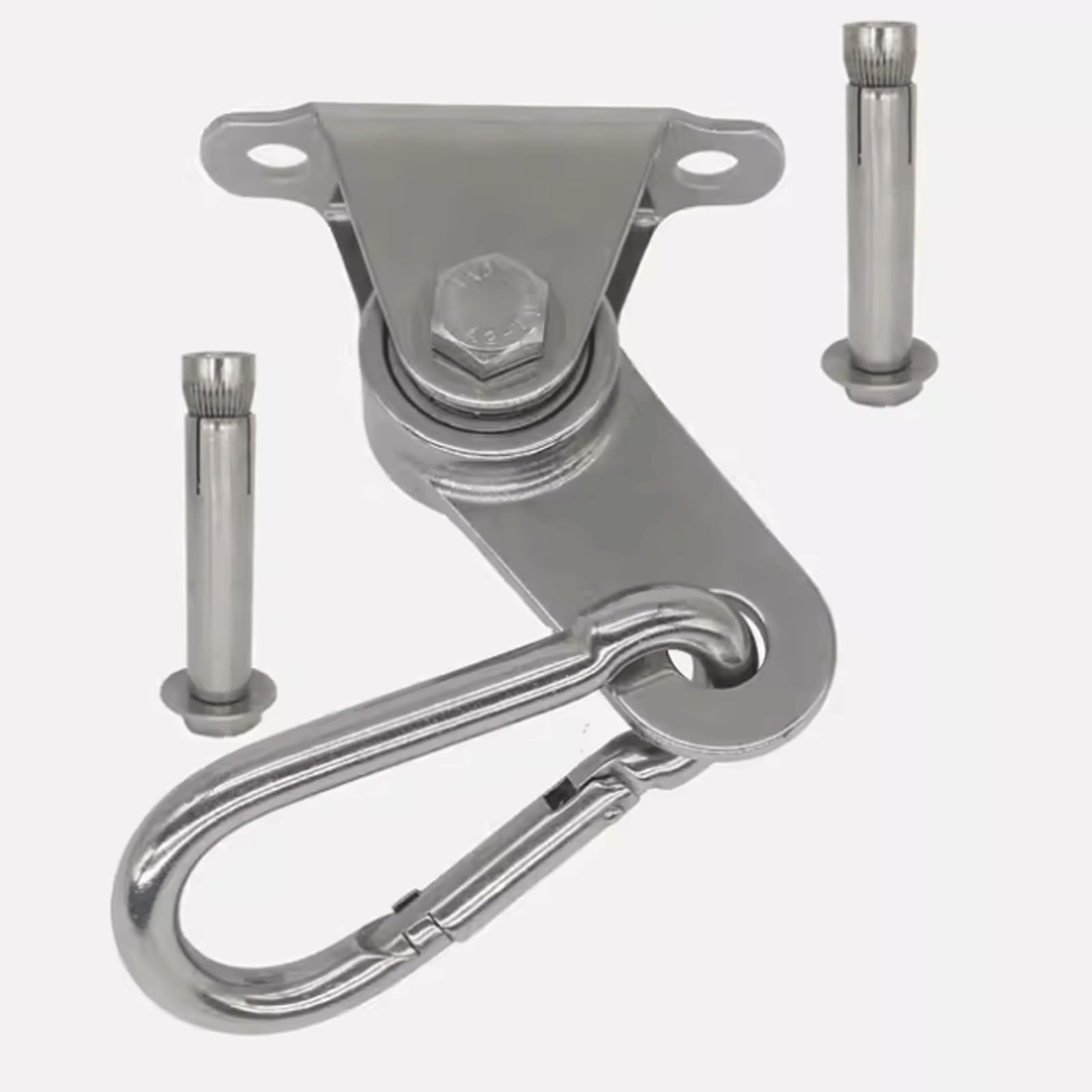 Kit de herrajes Acero Inoxidable for Colgar Columpios, Gancho Resistente for hamacas, y áreas Juegos(40-45mm)