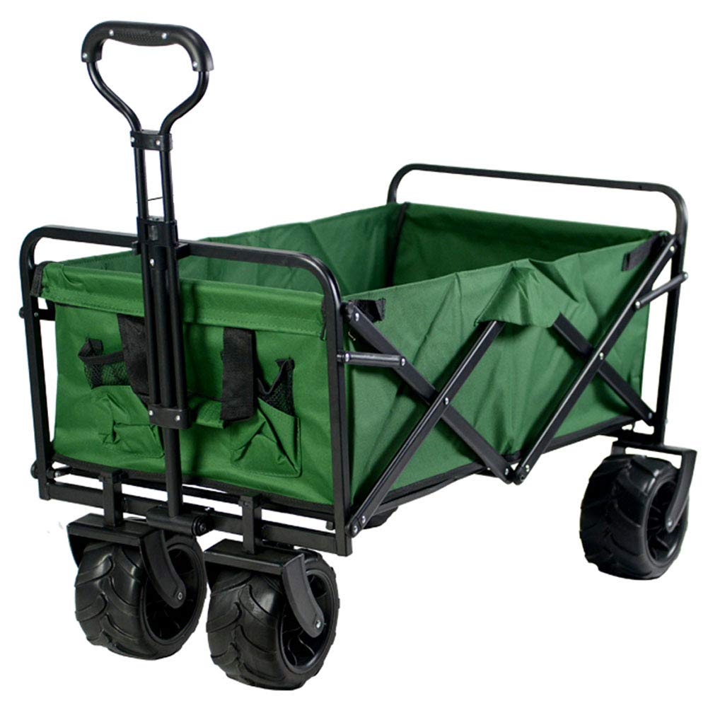 Buy All Terrain Collapsible Utility Wagon For Sand,Heavy Duty Folding