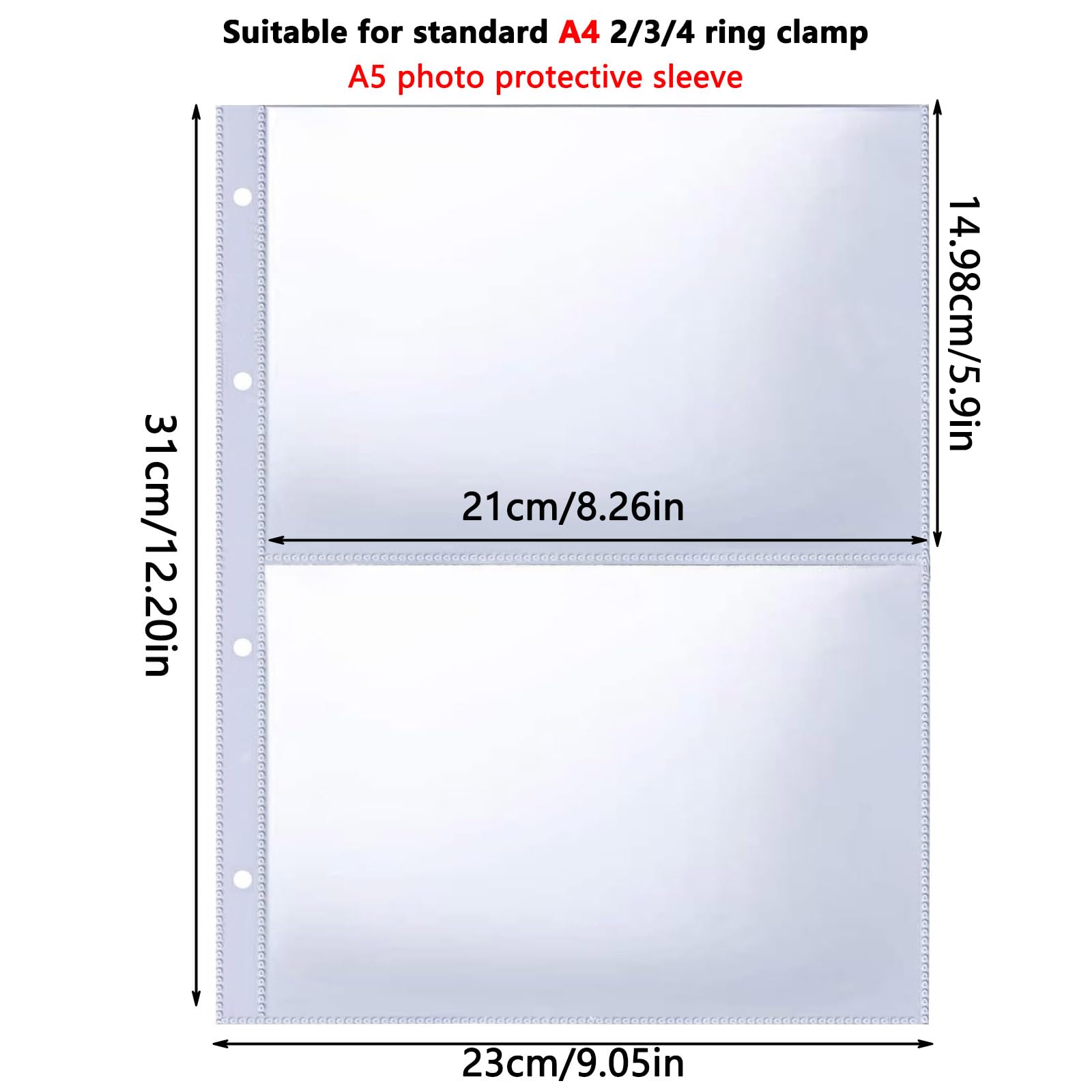 Pochettes De Billets A4 2 Cases 220X147Mm Glasklar SAFE