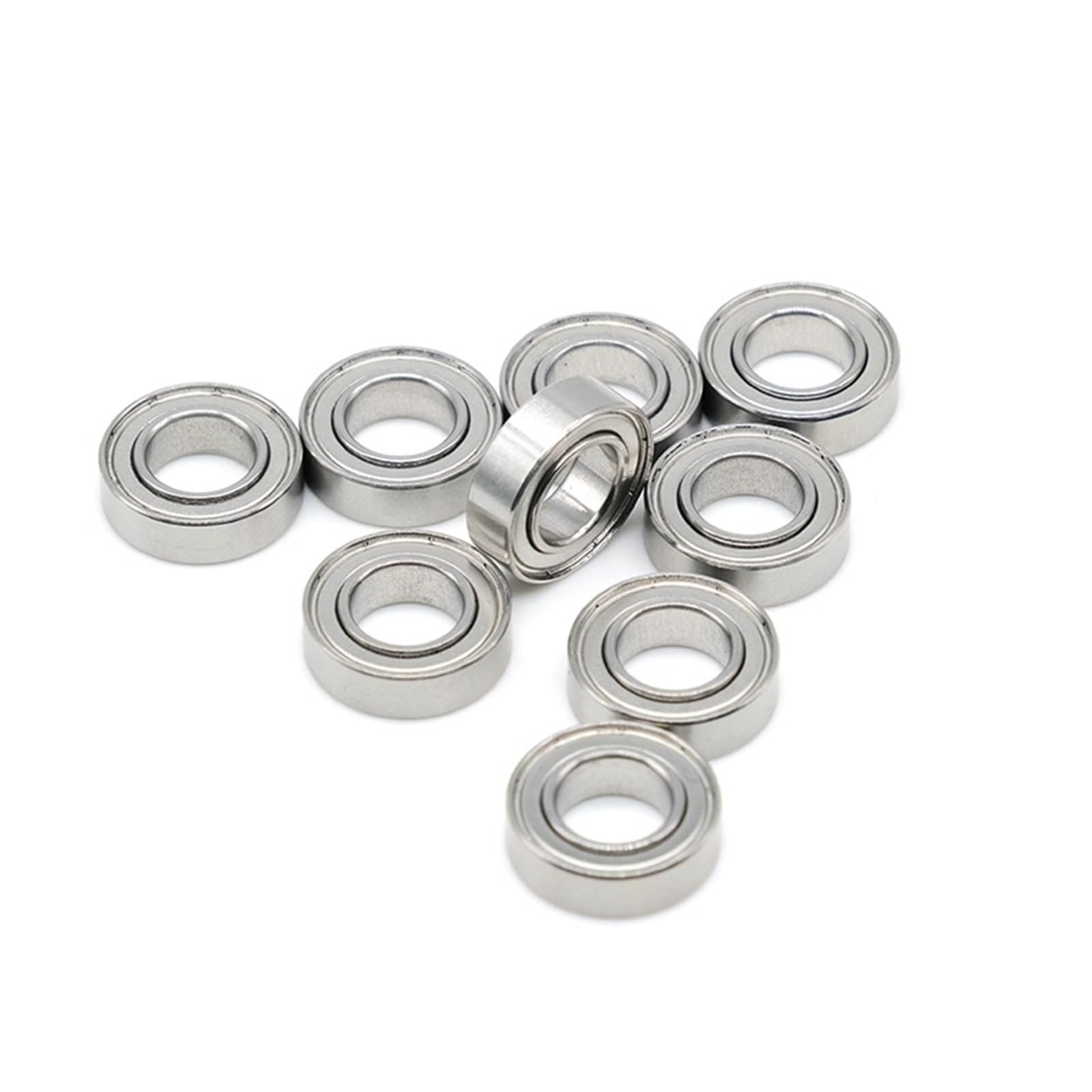 10 Uds 6800ZZ 10x19x5mm rodamiento blindado de Metal de pared delgada rodamientos de bolas sellados de goma