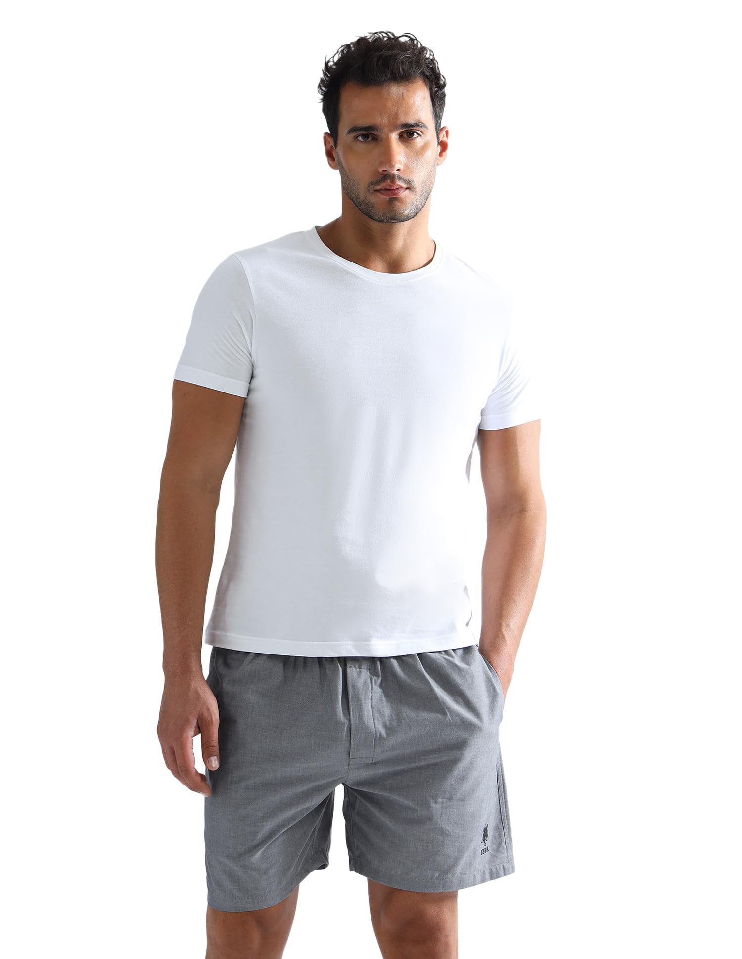 u.s. polo assn. Mens EV008 Elavated Soft Cotton Inner Tee With Rib At Neck -Pack Of 1-picture-47