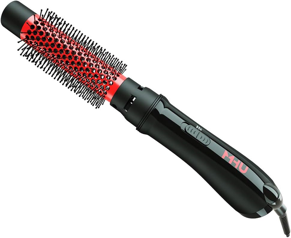 MHU Hair Dryer Brush, Salon One Step Hair Dryer and Volumizer, 32mm Ceramic Ionic Hot Air Styler, Hair Straightener & Curly Hair Comb