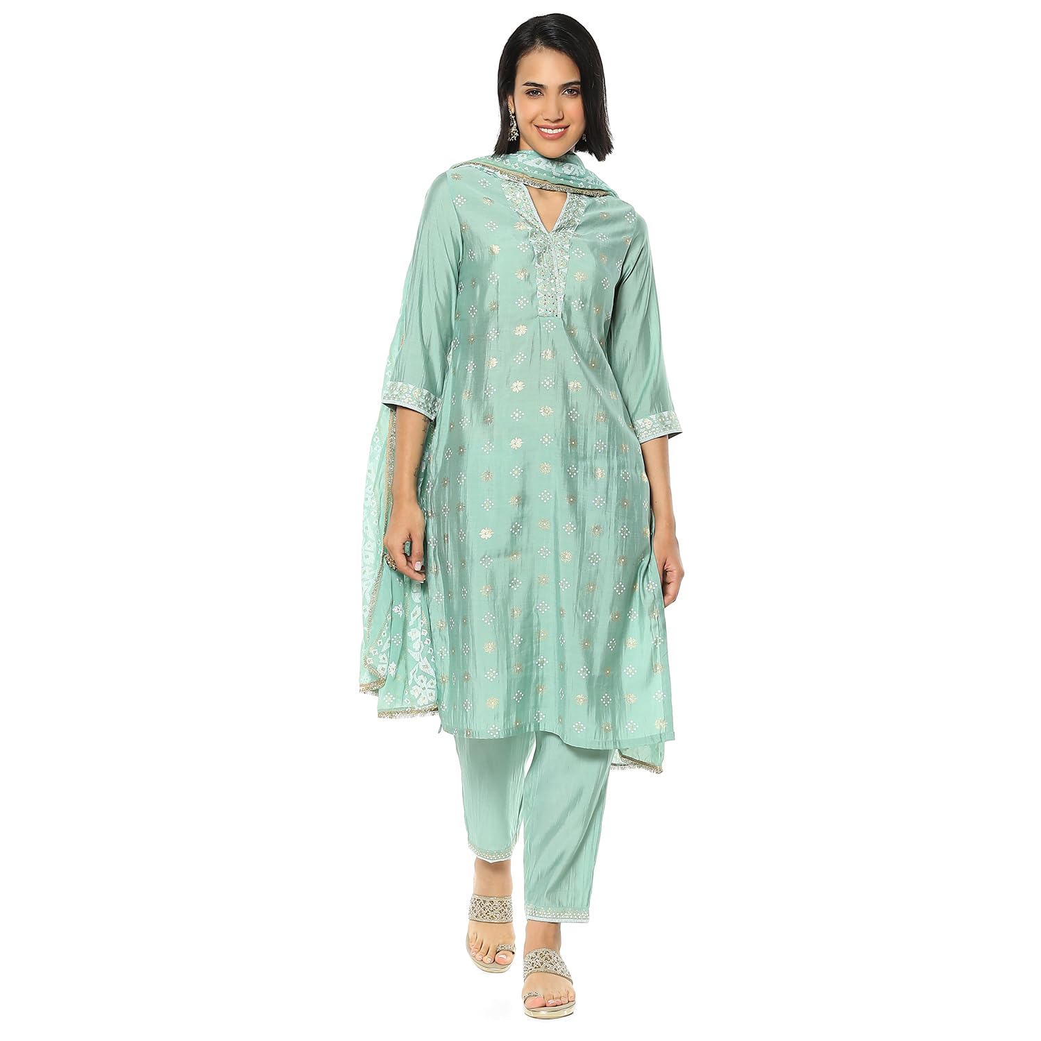 rangriti Women's Viscose Blend Kurtas Set-picture-9