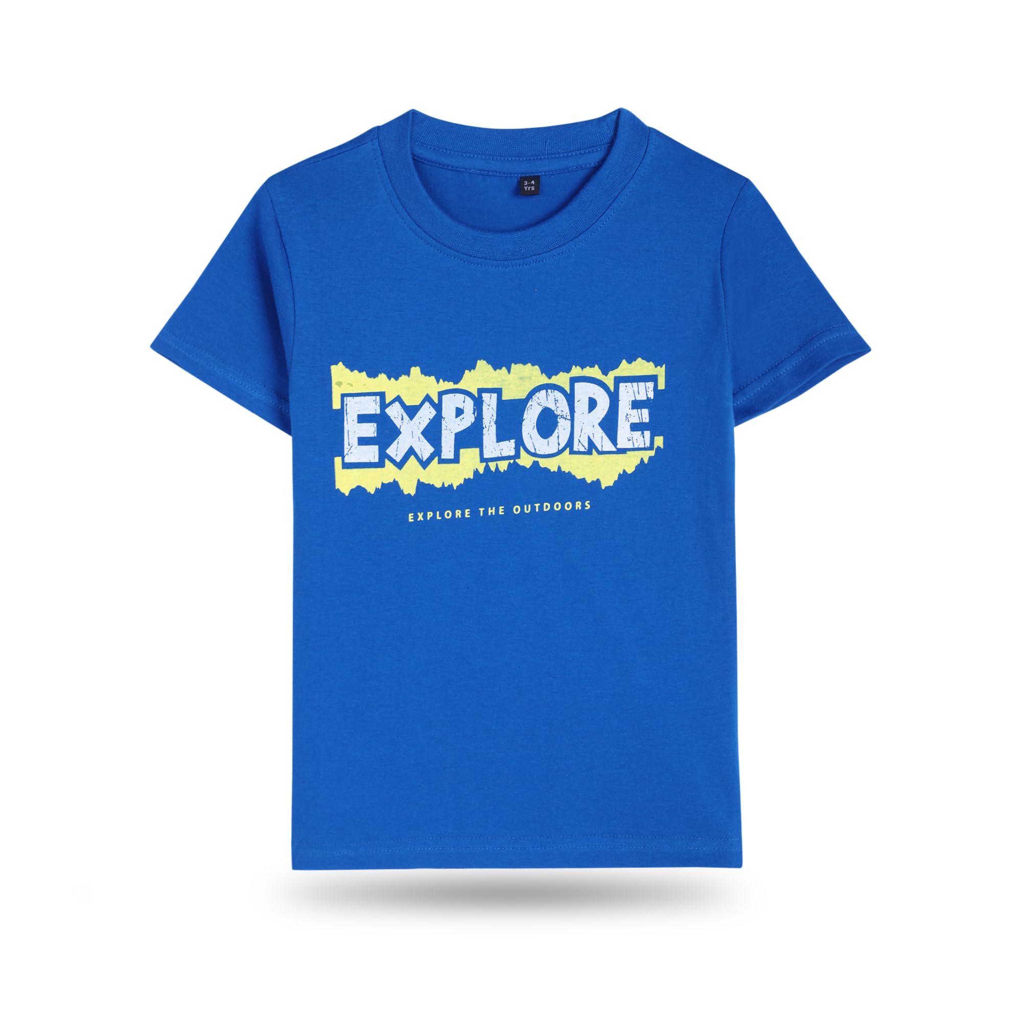 T2F Juego de 5 camisetas de algodón para niño | Tejido de algodón suave transpirable | Manga media y cuello redondo | Traje de ropa casual | Ropa infantil