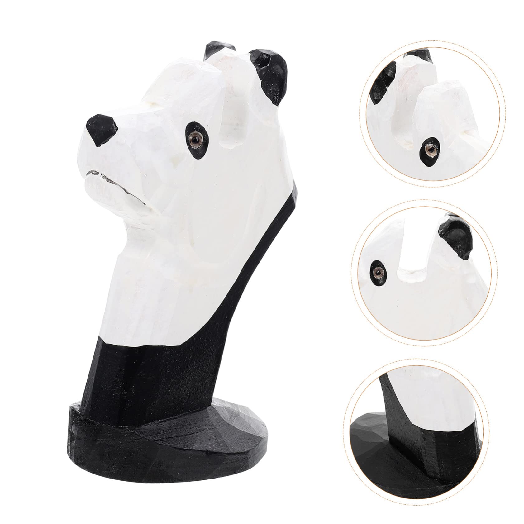 Alipis 5 Pz Montatura Per Occhiali Animali Espositore Per Occhiali Da Sole Statuina Di Panda Supporto Per Occhiali Grazioso Porta Occhiali Arredamento Da Tavolo Huskylens Di Legno