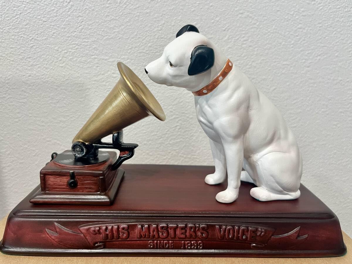 Victor ビクター ニッパー犬 蓄音機 台座 3点セット Victor His