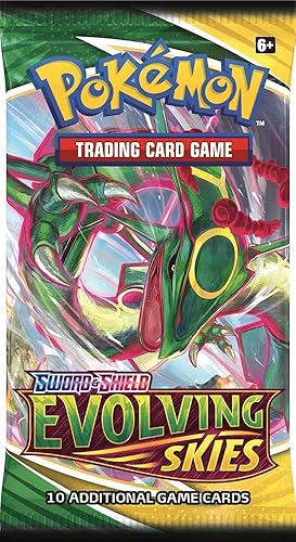 Pokemon TCG: Sword & Shield Evolving Skies Booster Pack (10 Cards)