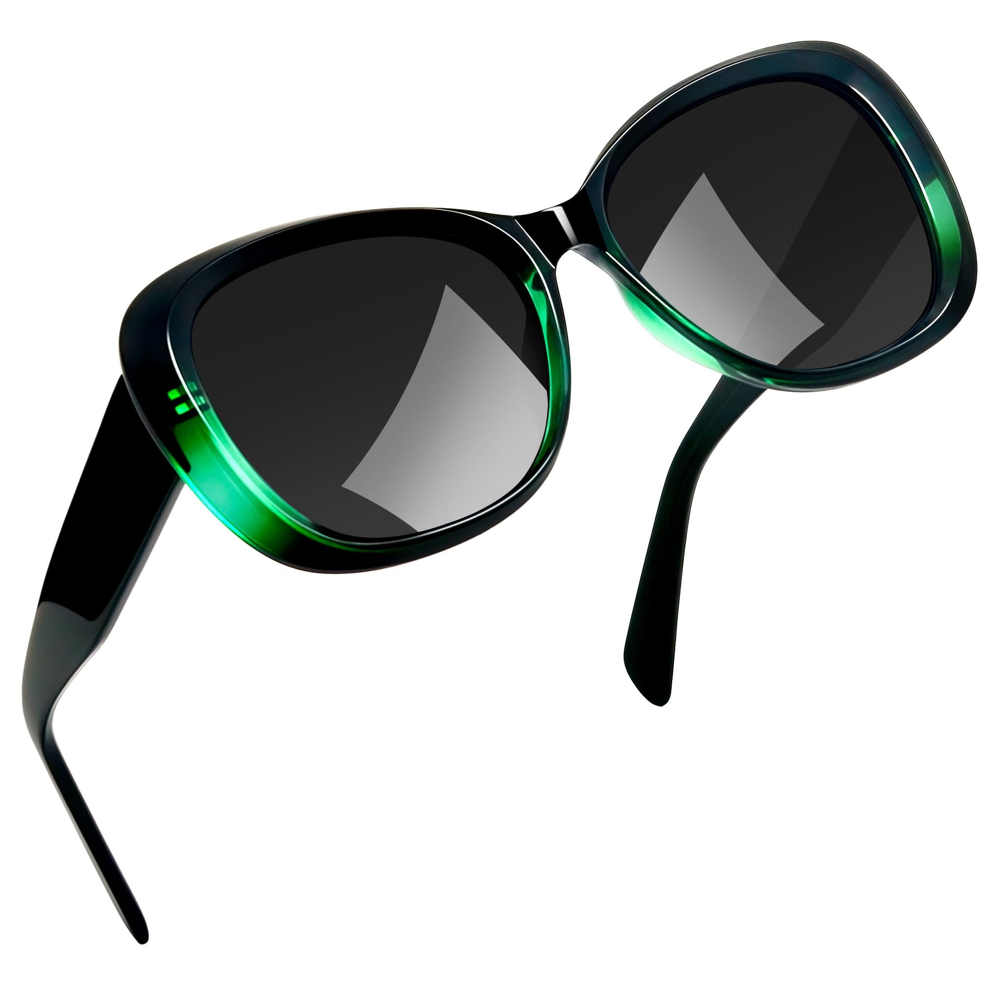 Joopin Oversized Acetate Sunglasses Polarized UV Protection Trendy Butterfly Shades for Women Ladies Sun Glasses