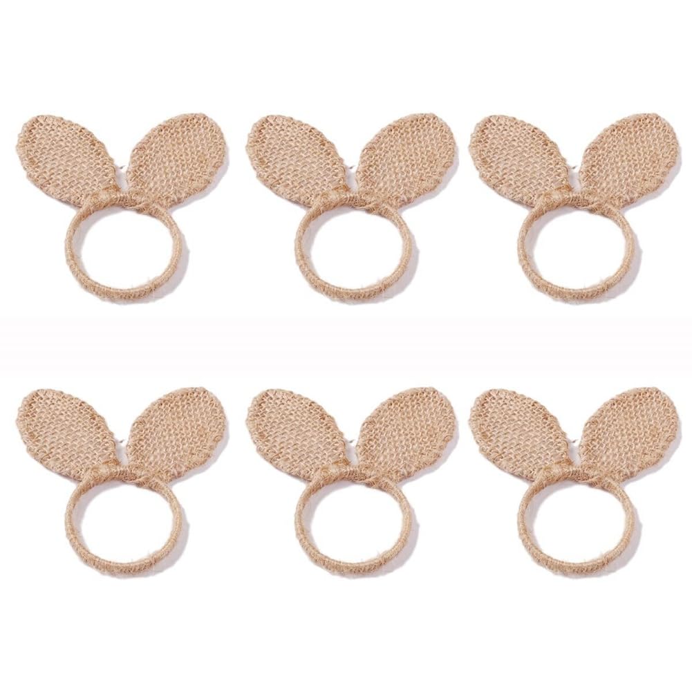 CTRLZS 6PCS Napkin Rings Easter Napkin Rings Holder Napkin Rings Buckles Dining Table Setting Decor