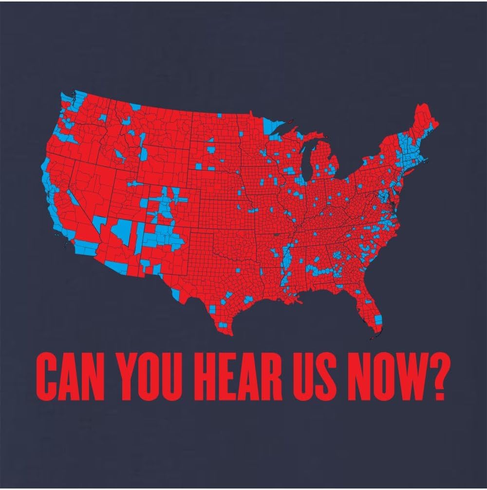 Go All Out Can You Hear Us Now? USA Map Mens Women Sweatshirt Hoodie