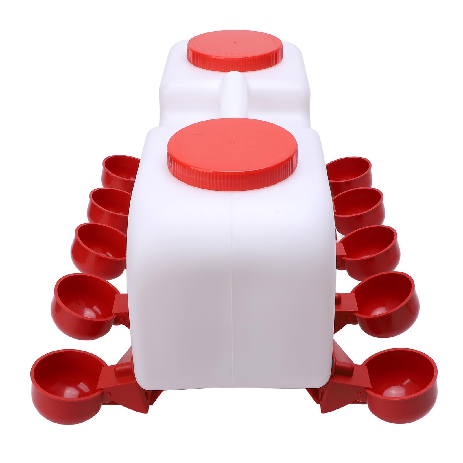 Système d'irrigation automatique des poulets, système d'irrigation de volaille, distributeur d'eau hygiénique en plastique anti-basculement pour poules, canards, oies avec dispositif de filtration