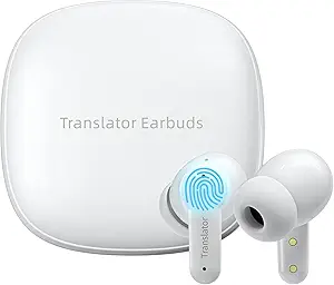 M3 Offline AI Translator Earbuds Support 144 Languages & Accents Translation Two-Way Translation Translator Device AI Translation Earbuds Real Time No Subscription Required