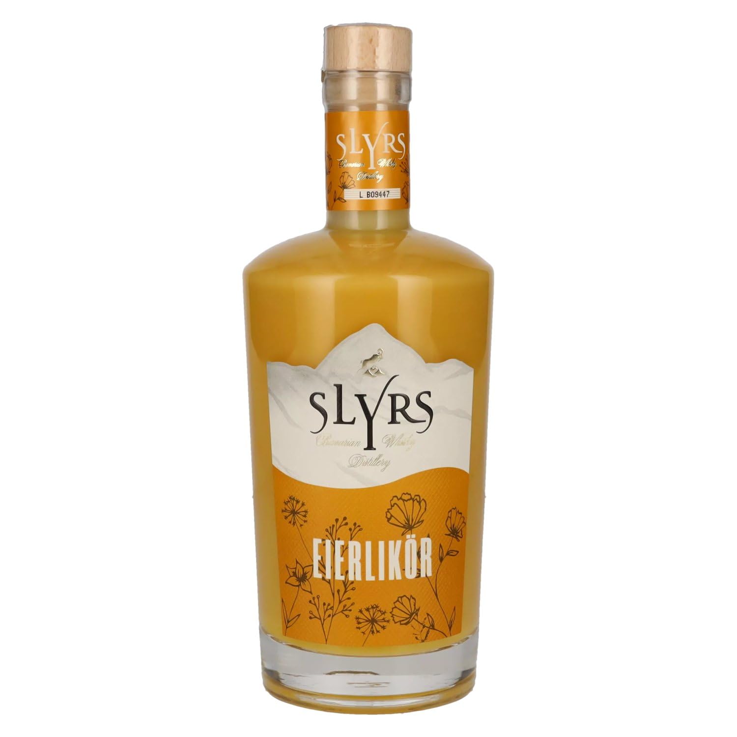 SLYRS Eierlikör 20% vol. 0,5 l Glasflasche