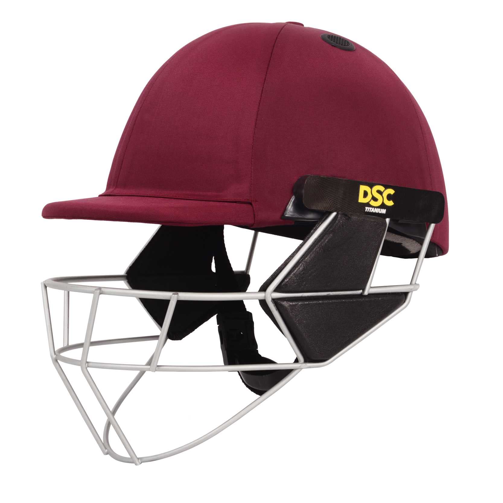 DSC Scud Lite Ti. Cricket Helmet for Mens and Boys | Size: Large | Color: Maroon (B09QM6BS7J) Amazon Price History, Amazon Price Tracker