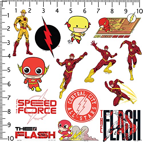 Image of The Flash 100 Vinyl Stickers Waterproof Die-Cut Decals Laptop Water Bottle