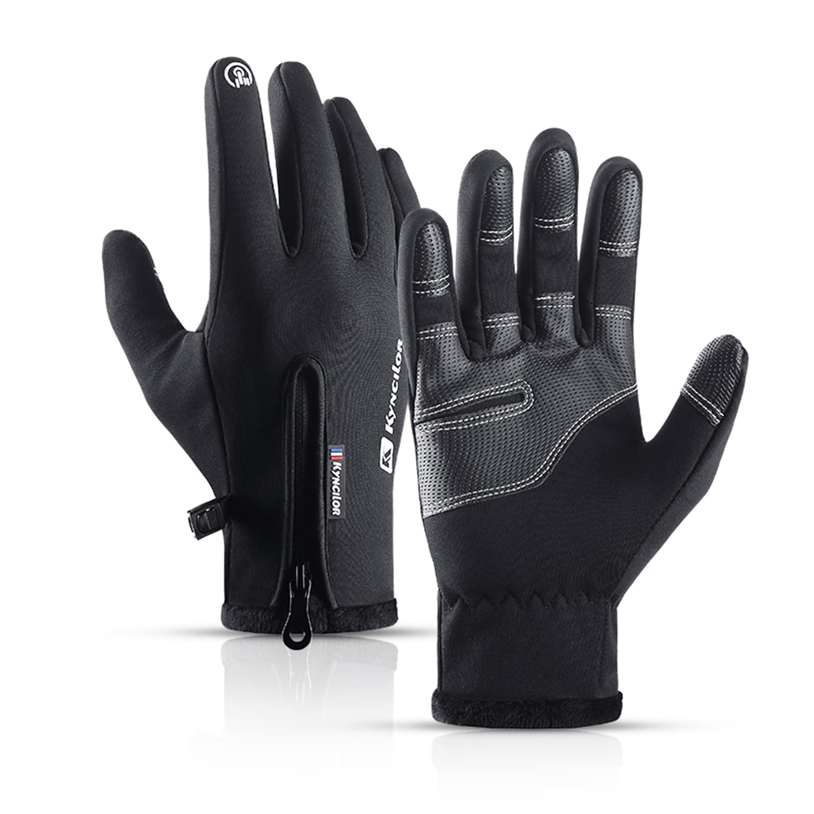 Winter Warm Gloves for Men Women , Touch Screen Gloves, Waterproof Thermal Gloves, Cold Weather Windproof Gloves, Non-Slip Driving Gloves, Suitable for Outdoor Work, Cycling, Running