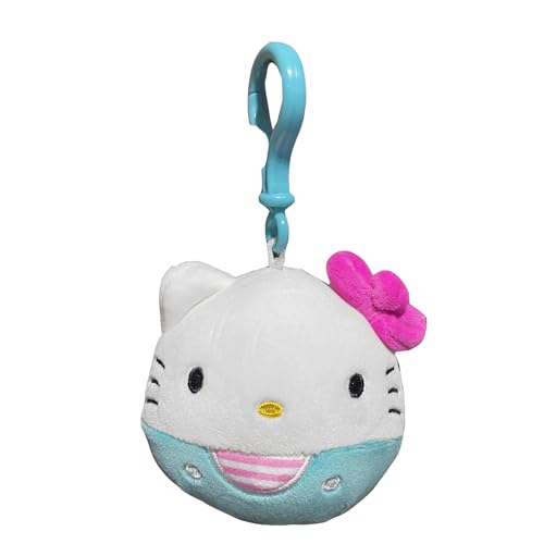Squishmallows Clip Sanrio peluche Hello Kitty Friends Squad bleu rose mini