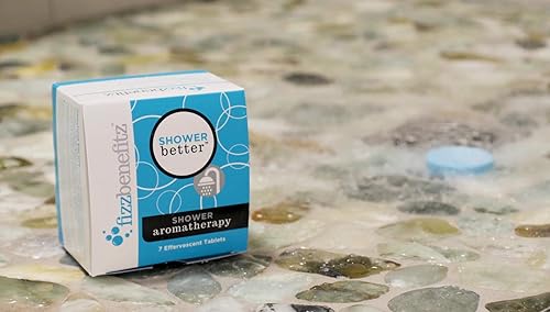 Miniatura 3 de Bombas de ducha de aromaterapia Fizzbenefitz - Las de vapor liberan aromas en el agua caliente - La bomba de baño para la ducha crea un vapor