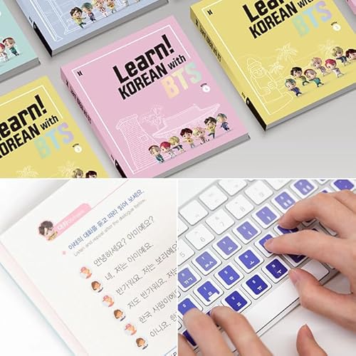 Aprenda coreano com BTS Pacote de livros novos (para Amazon) 1~4: Livro de aprendizagem coreana para