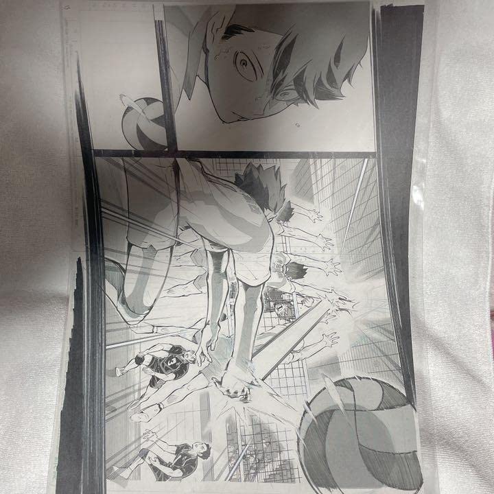Amazon.co.jp: ハイキュー 複製原画 及川 日向 : おもちゃ