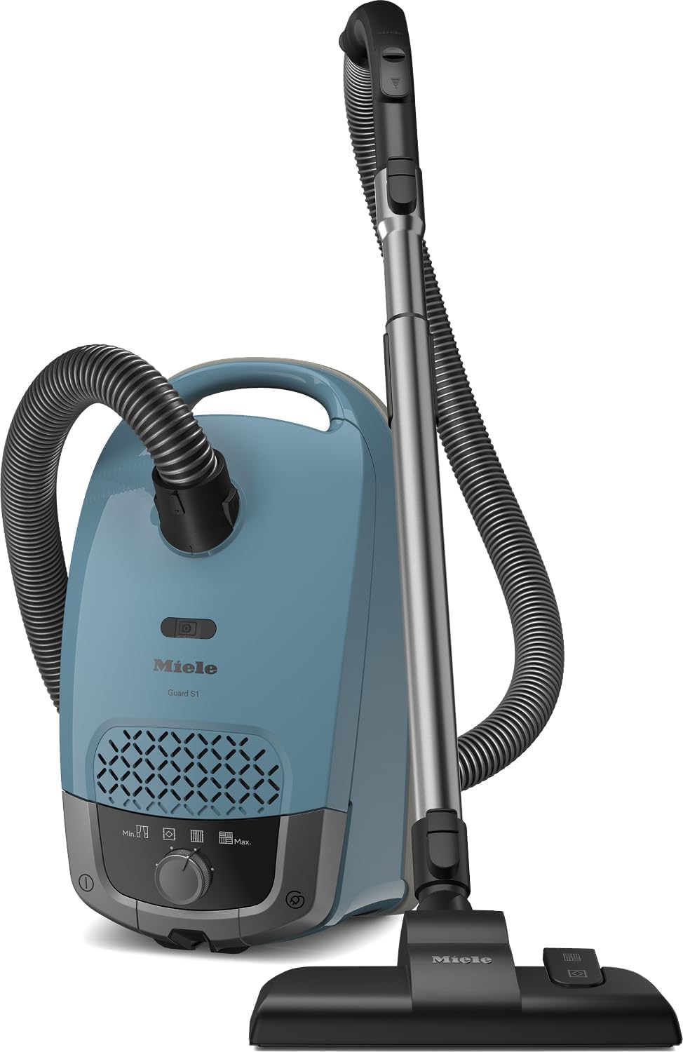 Guard S1 Bagged Canister Vacuum Cleaner with AirClean Filter and FiberTeQ Universal Floorhead, Lightweight & Compact Design, Nordic Blue – 12752460