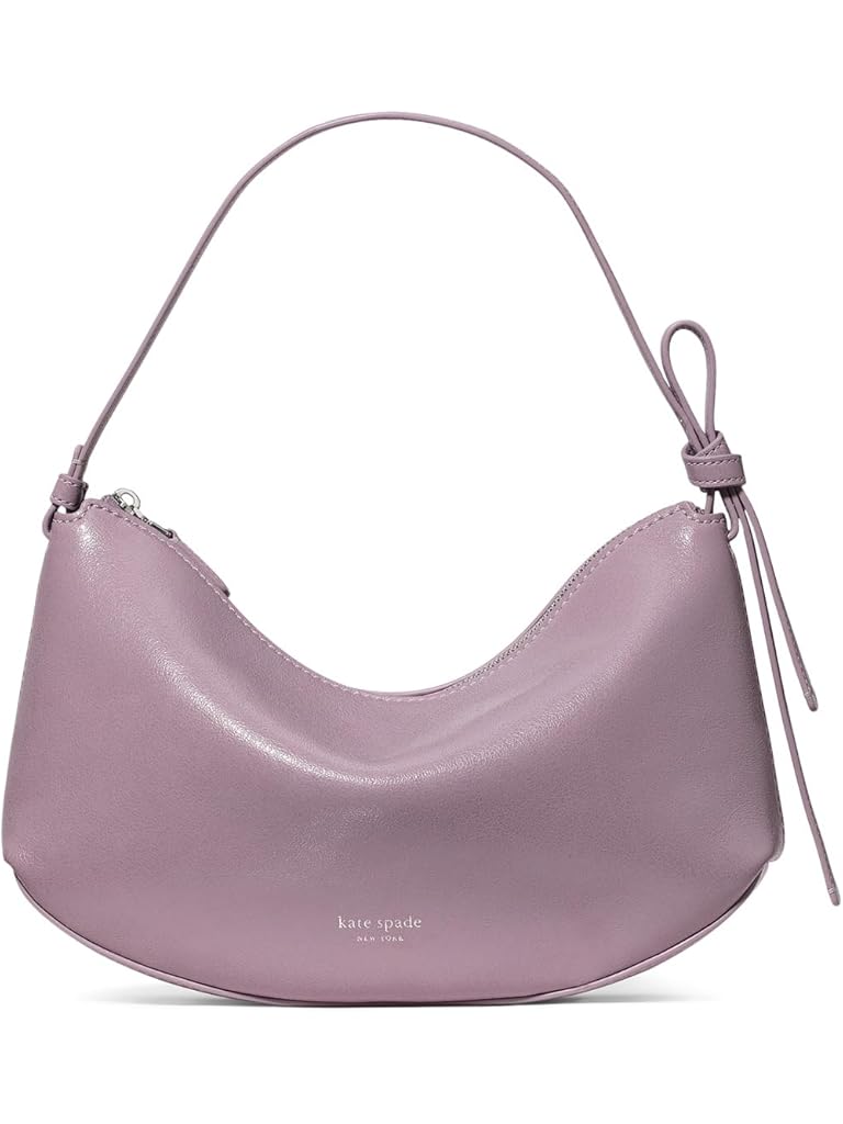 Purple Kate Spade New York Loop Glazed Leather Shoulder Bag