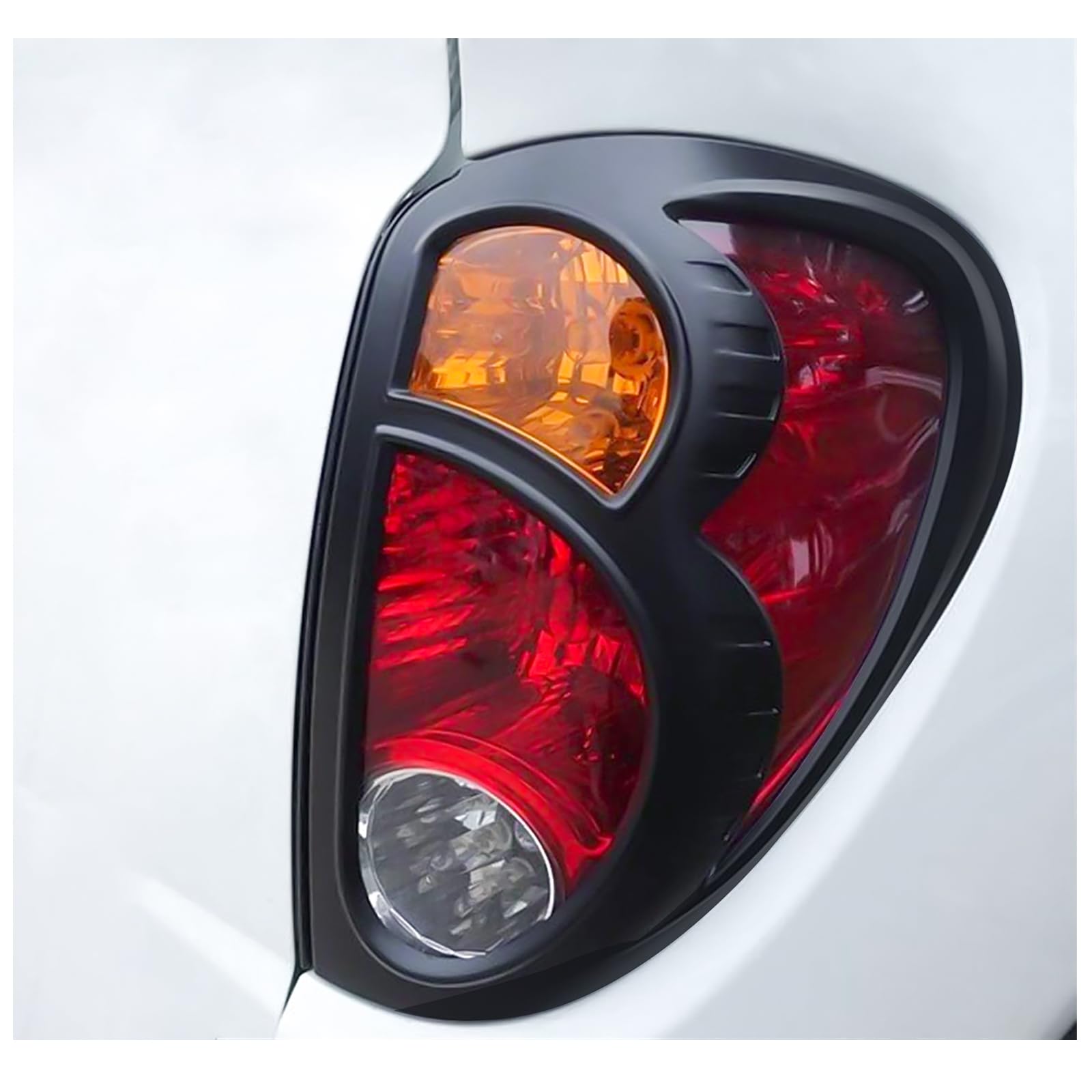 Copertura fanale posteriore per Mitsubishi L200 2006-2014, L200 Triton KA KB ABS, rivestimento di protezione posteriore nero opaco