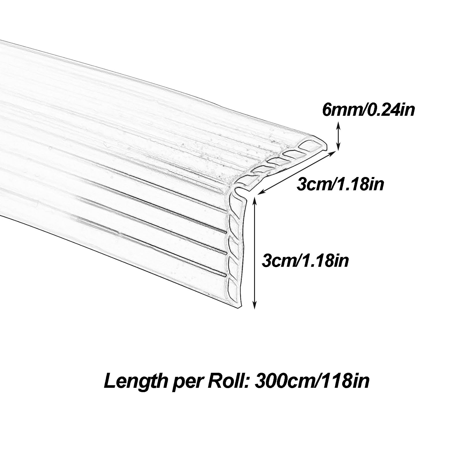 Paraspigoli per Scale, Protezioni per Bordi Scale, Modanature Adesive per Pareti, Angolari per Muro, Paraspigoli, Profilo Angolare per la Casa(White)