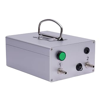 5L Goat Pulsation Vacuum Electric Milking Machine, Adjustable Pulsation Vacuum Milker with Stainless Steel Bucket and Milker Hoses Automatic Portable Goat Milk Pump for Goats