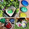 MSACC 16PCS Large Rocks for Painting, 3.3-4.0 Inch River Rocks to Paint, Flat Painting Rocks,Smooth Kindness Rocks for Crafts, DIY,Garden Decoration #5