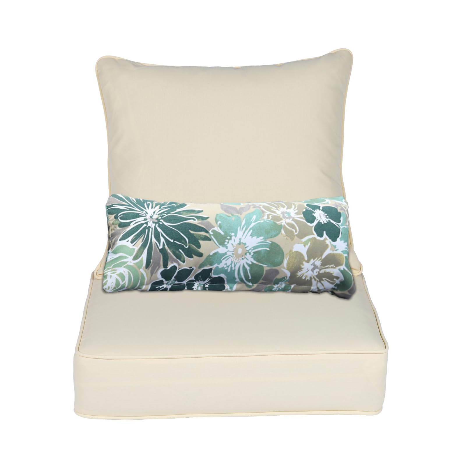 Aoodor 22x24 Outdoor Chair Cushion Cream Yellow