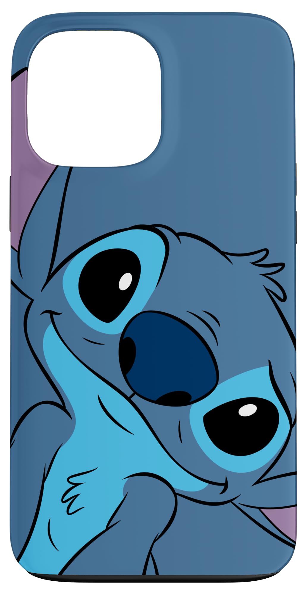 Disney Lilo and Stitch Cute Stitch Face Slate Gray Case for iPhone 13 Pro Max