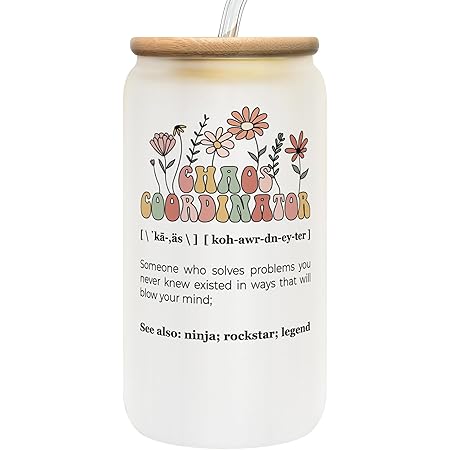 Chaos Coordinator Tumbler - Funny Thank You Gift For Women (20oz Stainless Steel)