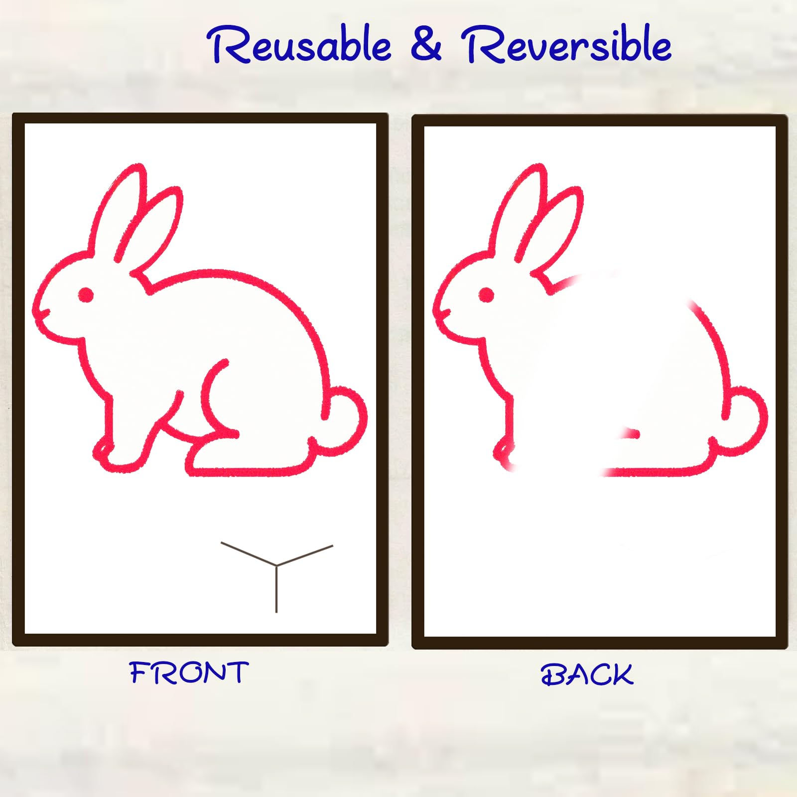 WIETUNV 55 Piece Reusable Dry Erase MTG Tokens Premium PVC Double-Sided MTG Proxy Cards for Magic The Gathering DIY Blank Card Games Accessories