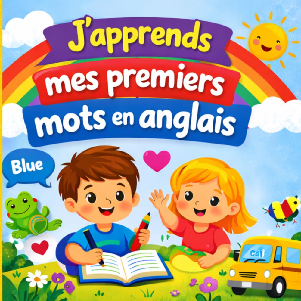 J’apprends mes premiers mots en anglais: 8 chapitres illustrés avec exercices pour apprendre en s’amusant
