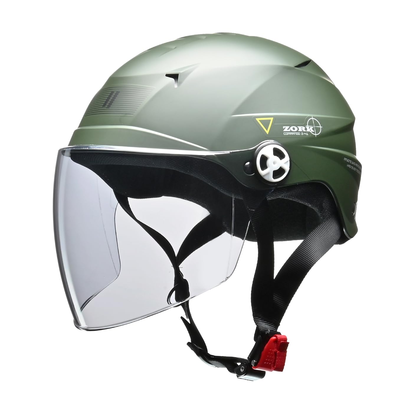 Amazon | [リード工業] バイク用ハーフヘルメット ZORK (ゾーク