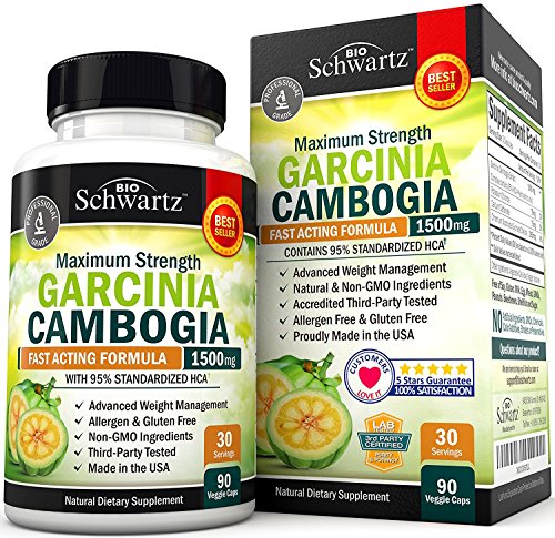 BioSchwartz KVjA J{WA Garcinia Cambogia 95% HCA 1500mg 90
