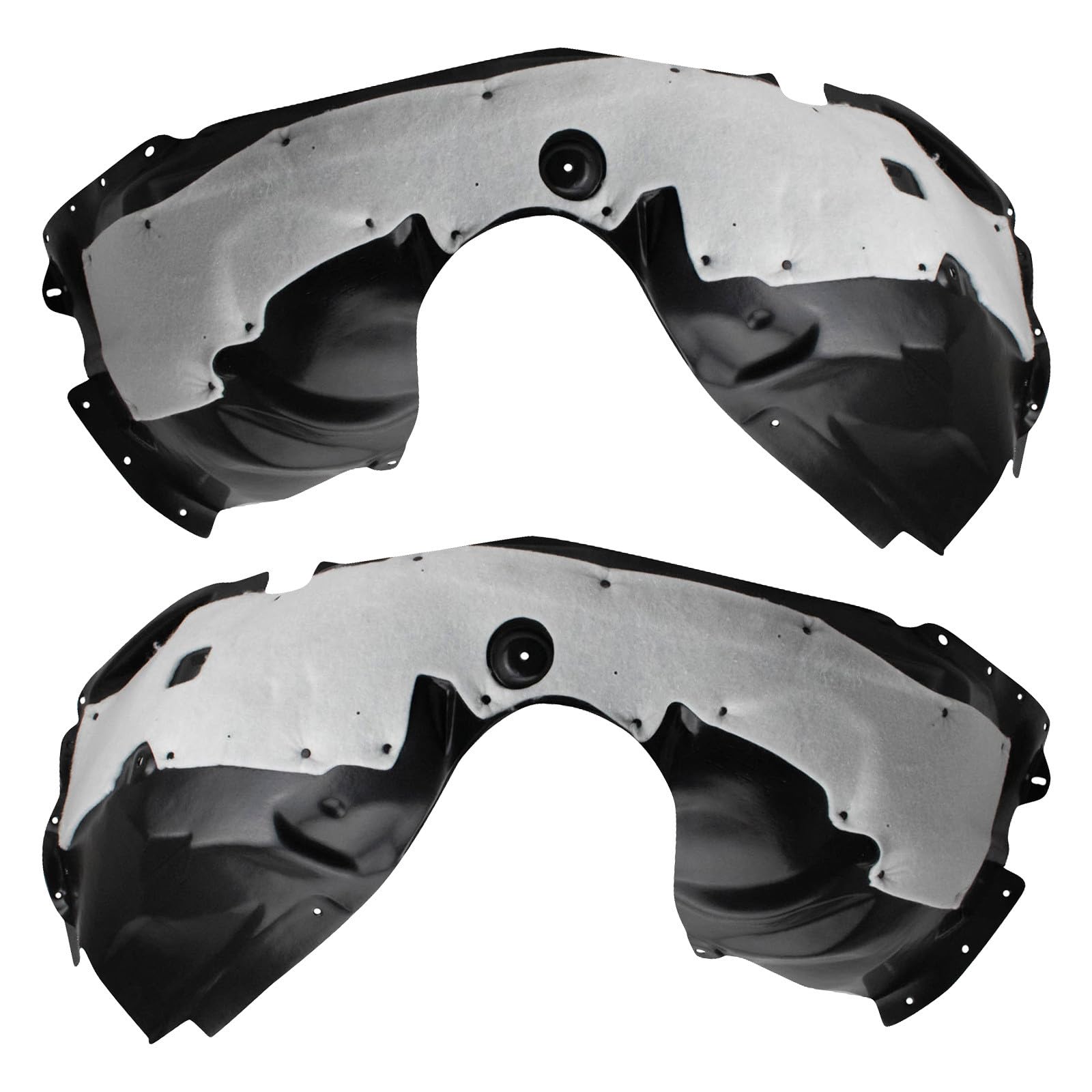 TRQ Front Inner Fender Liner Set | For 2013-2016 Ford Fusion FO1248159 FO1249159