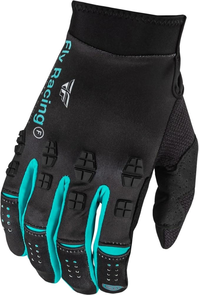Fly Racing 377-114L Evolution DST Se Strobe Gloves Black/Electric Blue Lg