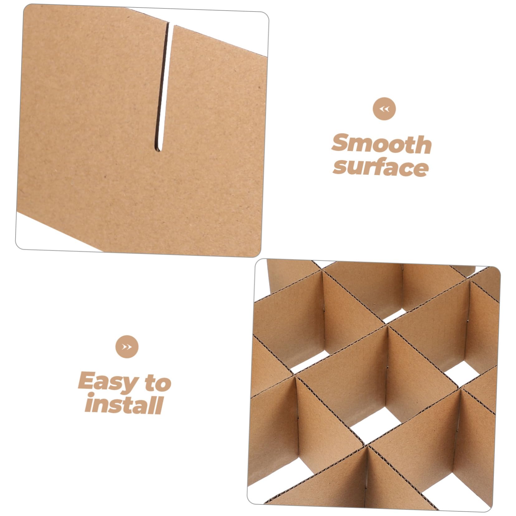 Mobestech 10sets Divisori Per Scatole Cartone Divisori Regolabili Per Traslochi Protezione e Piatti Sicuri e Resistenti Per Imballaggio e Spedizioni
