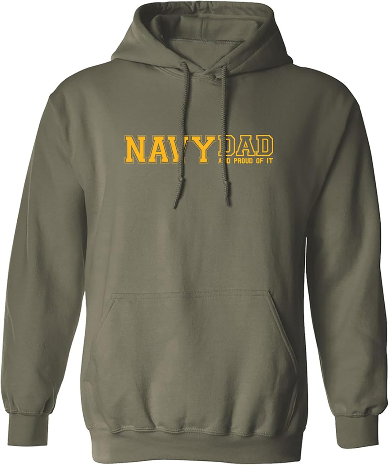 zerogravitee Navy Dad And Proud Of It Adult Hooded Sweatshirt