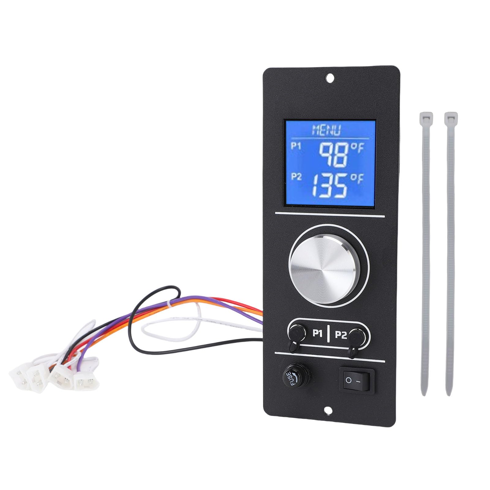 Rengue Sostituzione del Controller PID per Griglia a Pellet Scheda di Controllo Digitale della Temperatura ABS con 2 Programmi PID Sostituzione del Pannello di Controllo della Griglia per SG24 SGG