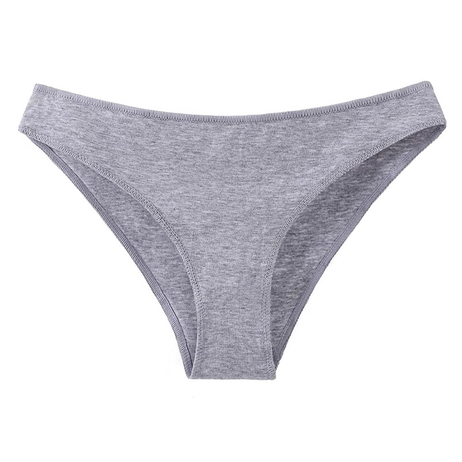 Thongs for Women Sexy Breathable No Show Thong Seamless Underwear for Women Solid Low Rise Panties