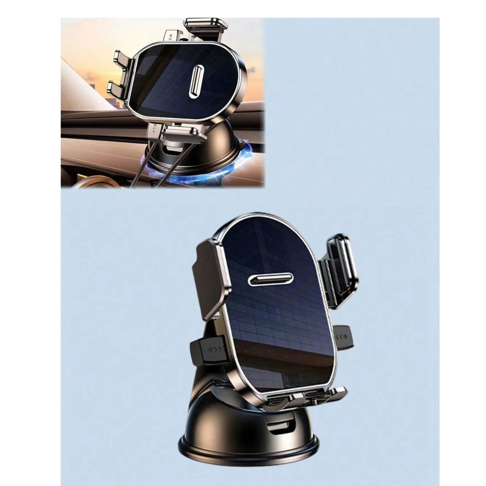 Supporto Cellulare Cruscotto Girevole A 360°
