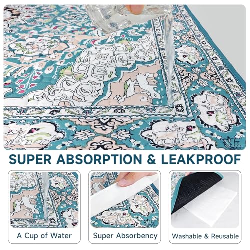 Washable Pee Pads for Dogs 2 Pack, Puppy Pads with Pheromones, 2026 Upgraded PuppyPad 36" x 36" Waterproof Non-Slip Reusable Puppy Pad with Fast Absorbent,Leakproof Whelping Pads for Pet Housebreaking by YOSEPATI - Image 2