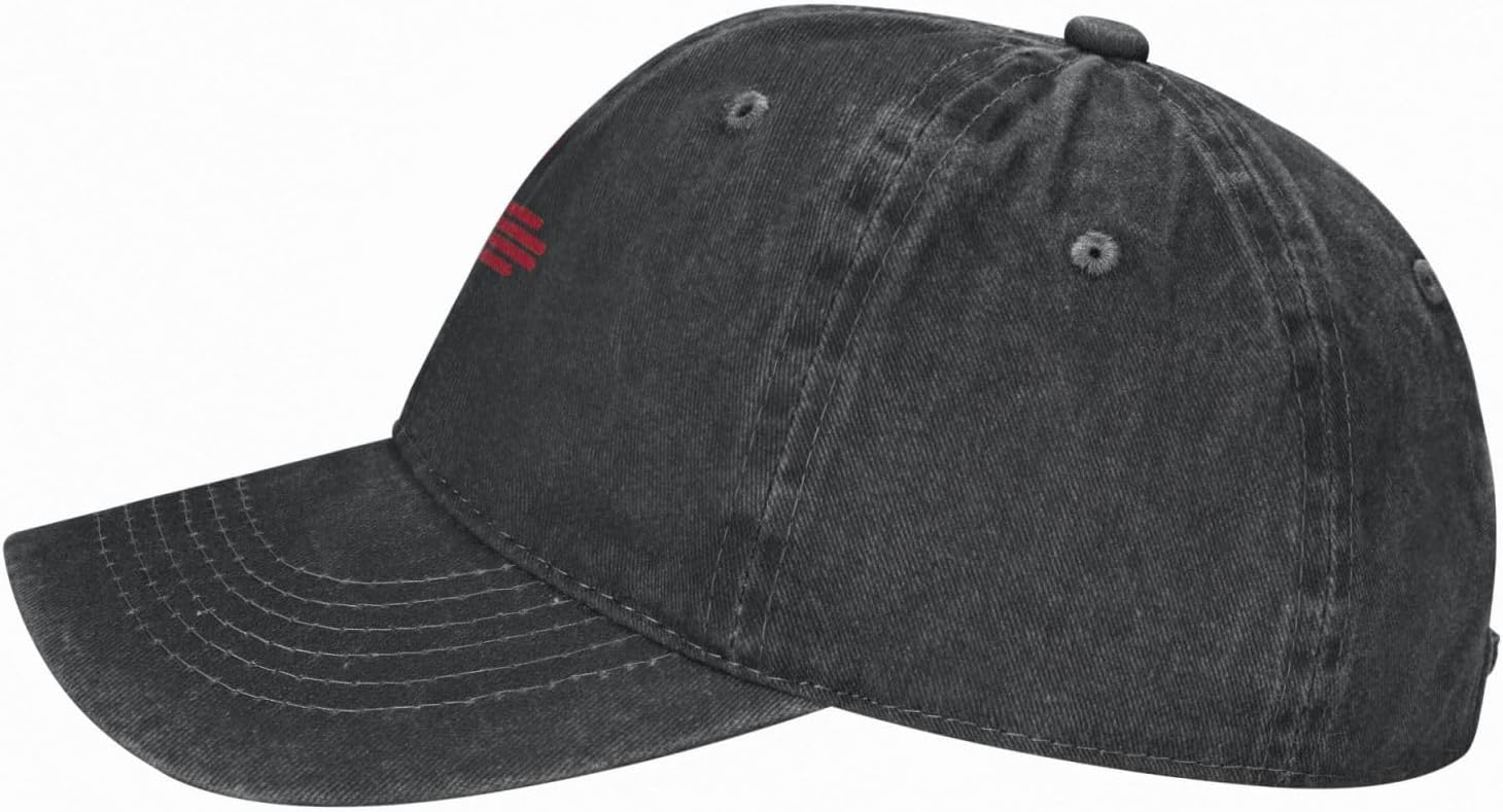 Flag of New Mexico Baseball Hat Adjustable Classic Vintage Distressed Denim Baseball Cap for Men Women Black - Image 3