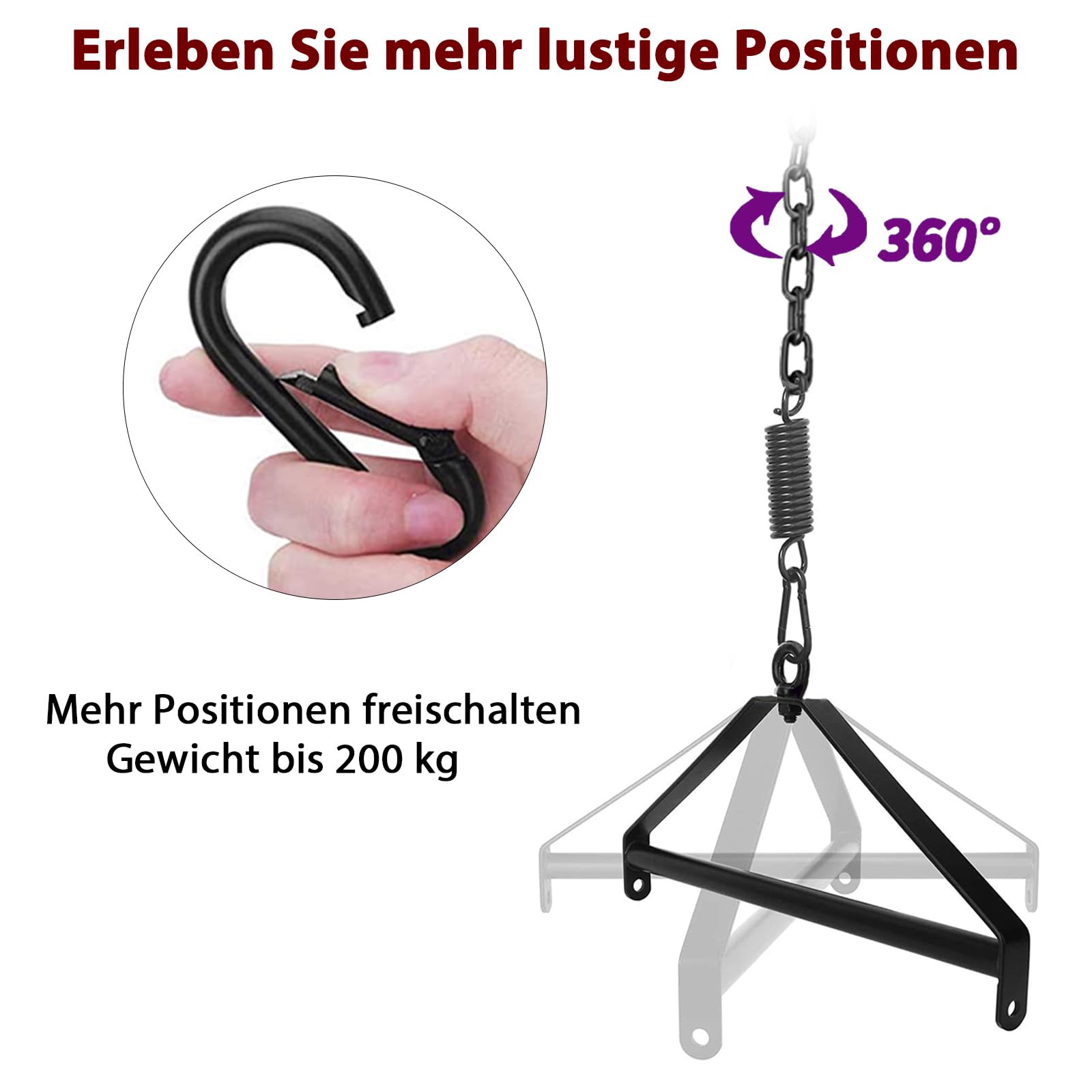 Columpio sexual Love Swing para parejas, kit de muebles sexuales de lujo, juego de bondage, ataduras, columpio Love Swing con 4 cojines lumbares, cojín para la cabeza, cojines para las piernas