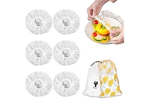 200 PCS Disposable Bowl Covers, Elastic Food Storage Covers, Alternative to Foil and Plastic Wrap