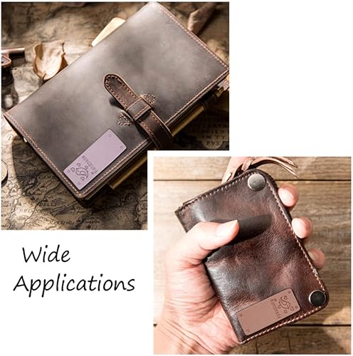 Vista 31 de Cheriswelry 300 piezas de eslabones de madera rectangular con palabra hecha a mano Schima Superba enlaces de madera ovalados etiqueta de rombo 3